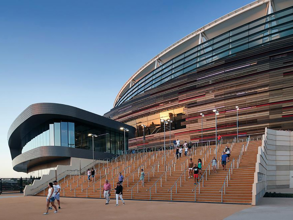 Architecture Optus stadium Perth Australia